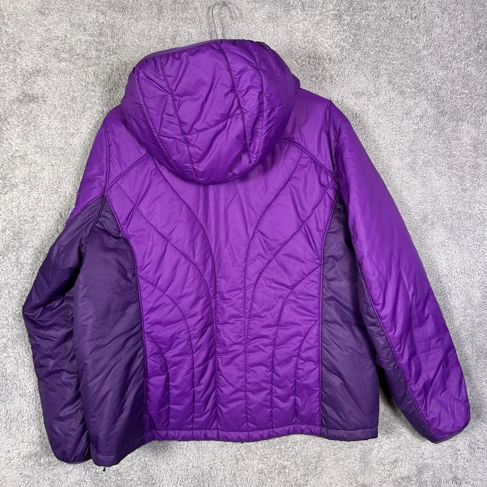 L.L. Bean PrimaLoft Jacket‎ Womens L Parka Quilted Puffer Stowaway Ripstop 0HKQ3